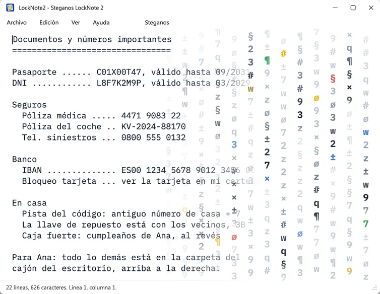 Steganos LockNote 2 — надійне шифрування