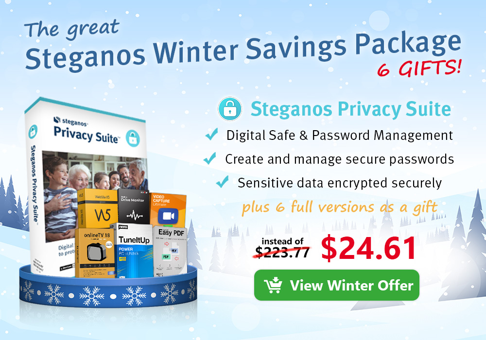 Steganos privacy software made easy special